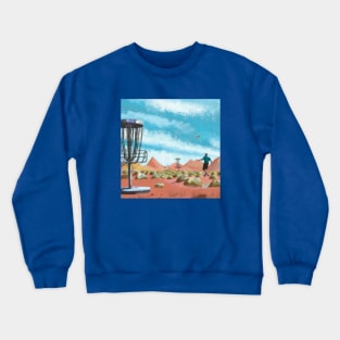 Disc Golf in the High Desert Crewneck Sweatshirt